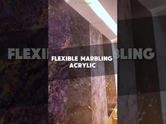 पर्यावरण के अनुकूल ऐक्रेलिक वॉल पैनल 5 डी गतिशील संगमरमर बनावट वॉल पैनल यूवी सुरक्षा