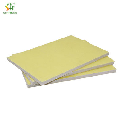 Lightweight 12mm Glass Fiber Reinforced Gypsum Panels 12mm  For Drywall