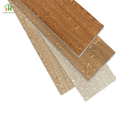 Waterproof SPC Vinyl Tile Flooring 5mm 48 Inch Scratch Resistant SPC Flooring For Bathroom