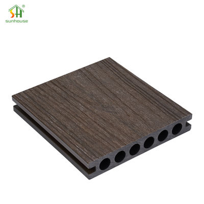 Co Extruded Composite Decking 25mm WPC Floor Panel Waterproof For Commercial Balcony