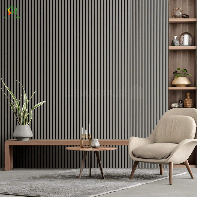 Modern Acoustic Wood Panel Wall 1220x2440mm Sound Insulation