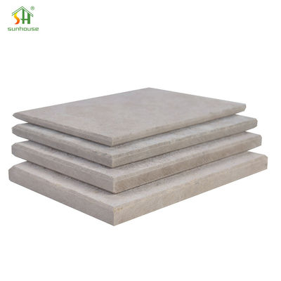 ग्रे बाहरी फाइबर सीमेंट बोर्ड 100% एस्बेस्टो मुक्त सीमेंट बोर्ड