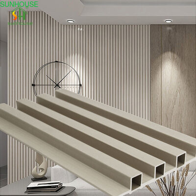 अच्छी कीमत High Quality Versatile Fluted Panel Wpc Wall Panel Interior Decoration Wood Plastic Panel ऑनलाइन